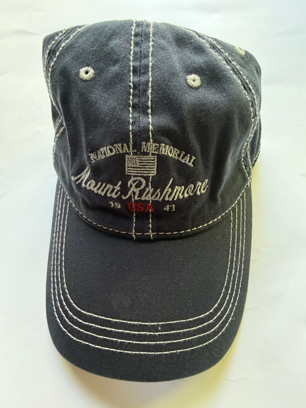 New Mount Rushmore Embroidered Navy Baseball Cap